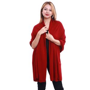 100% New Style Stylish Safe Handmade <b>Winter</b> Warmer Plain Design Full Rib Cashmere Knit Shawl Pashmina for <b>Women</b> Argyle Pattern - Product Image 3