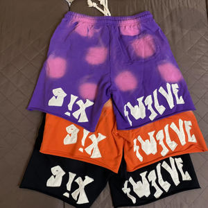 กางเกงขาสั้นผ้าลูกฟูกสำหรับผู้ชายกางเกงขาสั้นลำลองมีลวดลายผ้าฝ้าย100% ระบายอากาศได้ดี - Product Image 3