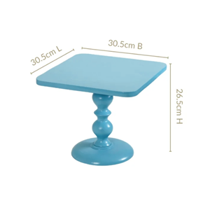 Lacquer Cake Stand, Display Square Cake <b>Plate</b>, <b>Decorative</b> Cake Stand Serving Dishware For Fruits Cupcakes & Snacks From Vietnam - Product Image 5