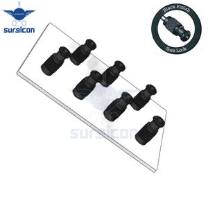 Adaptador de Transferencia de Fluidos de Precisión, Longitud 3 cm / 1-1/4 pulgadas, Acabado Negro Sure Lock, Conector Reutilizable de Metal para Jeringas - Product Image 6