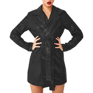 Solid Trader Top Quality Breathable Beautifully Crafted Heavy Weight Winter Protection Warm Topcoat Womens <b>Long</b> <b>Leather</b> <b>Jacket</b> - Product Image 6