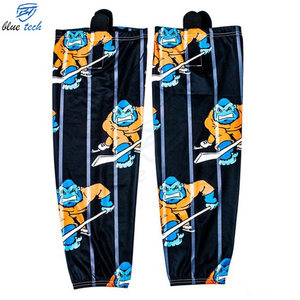 Hot Sale Custom Sublimated Hockey Team <b>Socks</b> Bottom Durable Breathable Quick Dry for <b>Training</b> Practice Competition OEM Services - Product Image 1