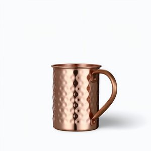 <b>plain</b> copper <b>mug</b> copper healthy water coffee <b>mug</b> handmade copper cup copper drinking <b>mug</b> copper handle <b>mug</b> smooth copper drink - Product Image 2