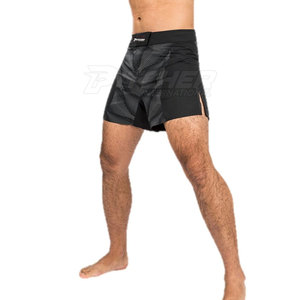 Pantalones Cortos de MMA para Hombre, Pantalones Cortos de Entrenamiento de Secado Rápido, Ligeros, Cómodos y Duraderos para Artes Marciales Mixtas, Entrenamientos de Gimnasio - Product Image 3