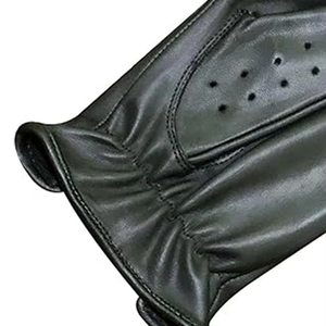 Gants en cuir bleus tricotés, longueur poignet, thermiques, respirants, écologiques, pour toutes les saisons, usage quotidien, style rétro, pour le vélo, compatibles écran tactile, sport - Product Image 5