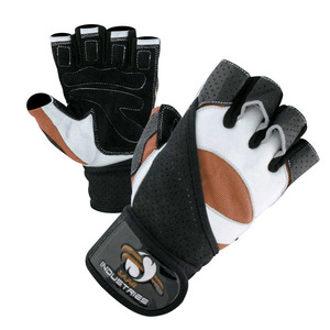 Top Quality Half Finger Gym <b>Gloves</b> With Wrist Support For <b>Weight</b> Lifting Fitness <b>Training</b> Unisex PU Leather - Product Image 6