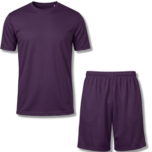 Wholesale Custom Logo OEM Private Label Eco-Friendly Printed Short 100% Polyester Moisture Wicking Tennis Uniform Set <b>Men</b> Women - Product Image 1