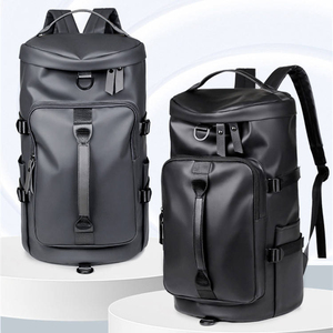 Bolsa de Lona de Gran Capacidad, Última Edición, con Cierre, Múltiples Bolsillos, Impermeable, de Cuero PU y Nailon, Ligera, Colores Personalizados - Product Image 1