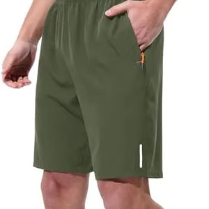 Pantalones Cortos Deportivos para Hombre, de Secado Rápido, para Gimnasio, Baloncesto, 7"/9", Ligeros, Impermeables, Transpirables, con Cordón Ajustable - Product Image 1