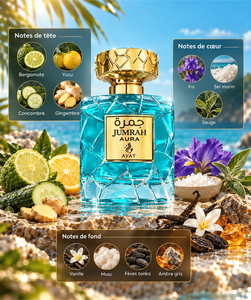 Parfum JUMRAH AURA 100ML par Ayat Perfumes Original Dubaï Arabe Eau de Parfum Longue Durée pour Hommes et Femmes - Product Image 3