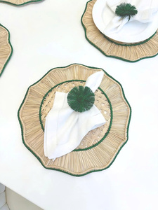 Handmade Decorative Raffia Placemats from Vietnam, New Collection, Custom OEM/ODM Designs, Best Quality and Factory Direct Price - Product Image 5