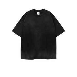 Crop top d'été personnalisé en coton 100% coupe slim sexy, col rond, tissu jersey effet délavé, 2026, prix abordable avec personnalisation - Product Image 1