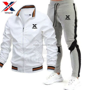 Chándal Deportivo para Hombre, Estilo Vintage, Corte Ajustado, 100% Algodón, Tejido de Secado Rápido, Diseño Sólido 2 en 1, Ligero, Cómodo, Informal - Product Image 2