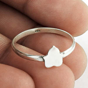 Latest Design Mini Lotus Flower <b>Ring</b> <b>Crafted</b> From 925 Solid Sterling Silver Handmade Bohemian Jewelry Available At Lowest Price - Product Image 2