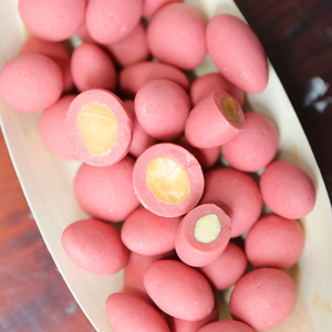 Expédition rapide, excellente qualité, dragées au chocolat pur HALAL 75G, amandes enrobées de fraises, noix de macadamia, collations, prix de gros - Product Image 5