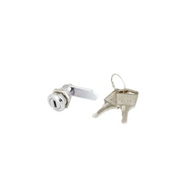 Serrure tubulaire moderne en zinc moulé sous pression avec clé, pour tiroirs, meubles, bureaux, hôtels, chambres, hôpitaux, cuisines