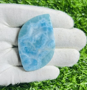 Larimar Natural de Grado AAA en Formas Mixtas |   Piedra Preciosa de Larimar Hecha a Mano, Tamaños Personalizados para la Fabricación de Joyas, Venta al por Mayor - Product Image 5