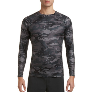Traje Deportivo Personalizado Ecológico de Invierno para Hombre, Ajustado, Cuello Redondo, Manga Larga, de Spandex/Poliéster, para BJJ, MMA, Surf, Natación - Product Image 2
