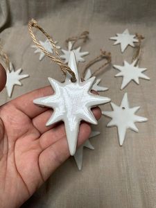Adornos Navideños de Corazón de Metal Sagrado Natural, Decoración Artesanal - Product Image 2