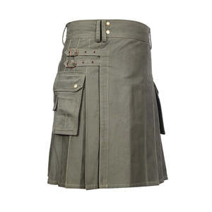 COSH KILTS Top de luxe tendance pour femmes Best-seller Kilt de sport utilitaire gris pour hommes actifs écossais avec poches latérales - Product Image 6