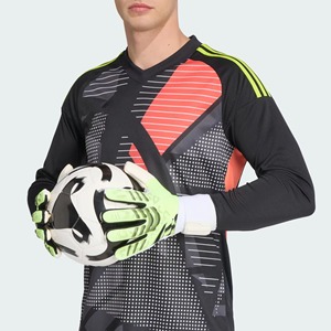 Gants de gardien de but de football en latex respirant antidérapant de qualité supérieure, fermeture à boucle, paume entièrement personnalisable, unisexe - Product Image 3