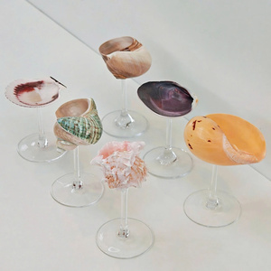 Handmade Vietnam Natural Nautilus Seashell Wine Glass Crafted with Genuine Seashell for Home Decoration, Gifts and Table Display - Product Image 5