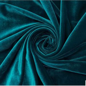 Tissu en velours extensible de haute qualité, polyester et élasthanne, velours coréen, tissu tricoté doux pour vêtements, robes, canapés, rideaux - Product Image 3