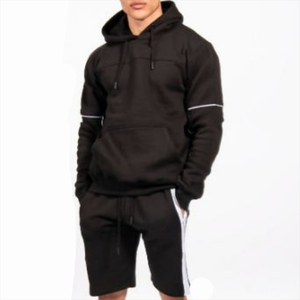 Men's Custom Two-Piece Sport Style Casual Gym Athletic Track Suit Shorts Printed Jogging <b>Jumper</b> Set Breathable Fleece Sweat - Product Image 1