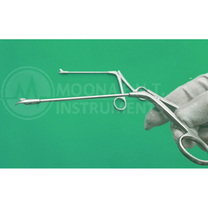 Ciseaux nasaux ENT à pointe droite courbée, longueur de coupe 12,5 cm et diamètre de la gaine 3 mm, ensemble d'instruments d'endoscopie nasale - Product Image 3