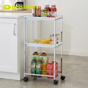 Wholesale Taiwan Furniture Manufacturer Housewares DIY MIT 3 TIER Slim Serving Storage Cart - Product Image 5