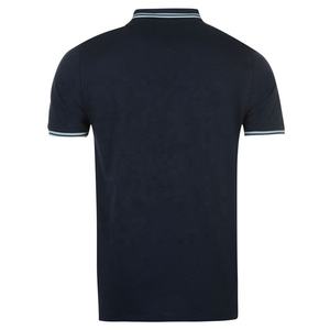 Polo pour homme à motif géométrique coloré, manches courtes, coupe ajustée, design tricoté décontracté, haute qualité, polo de golf personnalisé pour homme - Product Image 5