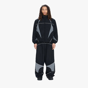 Unisex CONX Brand Lightweight Summer Nylon Zip <b>Jacket</b> Pants Jogger Gym Sets Custom OEM Track Suit with Side Pockets - Product Image 1