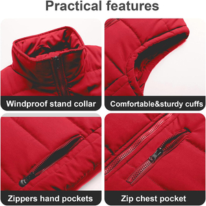 Chaleco Acolchado Personalizado, Ropa Casual de Invierno, Chaleco Acolchado Impermeable, Estilo Urbano, Chalecos Acolchados para Exteriores - Product Image 6