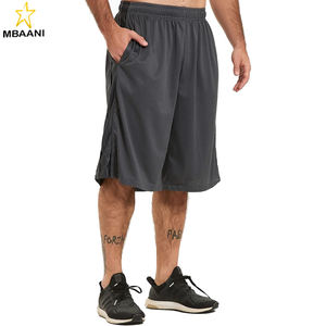 Shorts de sport pour hommes, longs, pour le basketball et l'entraînement, coupe ample, au-dessus du genou, avec poches - Product Image 1