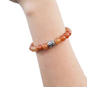 High Quality Red aventurine Beads Buddha <b>Bracelet</b> Romantic Gift Fashion Charm Jewelry for Men Women Energy Meditation - Product Image 2