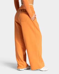 Ensemble de survêtement surdimensionné moutarde personnalisé pour femme, avec sweat à capuche en molleton de coton de qualité supérieure et pantalon de jogging à jambe large - Product Image 6