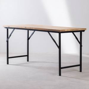 Escritorio rectangular de madera Vandana Amber Line (155,5x62 cm) - Product Image 1