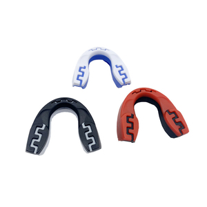 Protector Bucal de Silicona Azul y Negro con Patrón en Zigzag, Modelo 2026, para Boxeo y MMA, Protección Deportiva, Ajuste Personalizado - Product Image 2