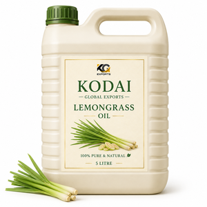 Aceite Esencial de Limoncillo de Tamil Nadu 100% Puro y Natural de Primera Calidad, Destilado al Vapor, para Aromaterapia y Cuidado Facial, Kodai Global Export - Product Image 1