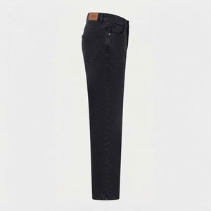 Pantalones Vaqueros Personalizados al por Mayor de Fábrica, Jeans de Algodón Premium para Hombre y Mujer, Corte Holgado, Pierna Recta, Estilo Casual - Product Image 3