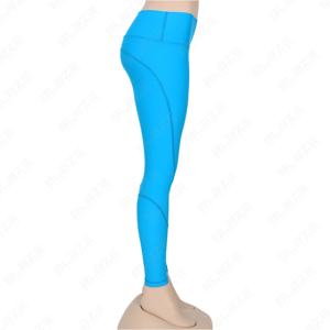 <b>Elastic</b> Waist Yoga Leggings Wholesale Factory New Design Women Yoga Pants Quick Dry Tights High Waisted for <b>Ladies</b> - Product Image 4