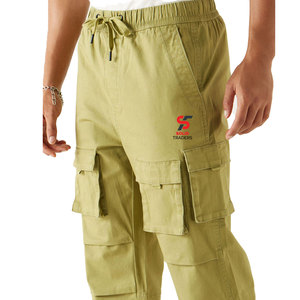 Solid Trader Versatile <b>Cargo</b> Apparel Soft <b>Stretch</b> Cotton Blend Comfortable Waistband High Quality Male <b>Cargo</b> Pent & Trouser - Product Image 4