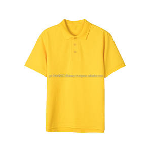 Camiseta Polo de Manga Corta para Hombre, 230g, 40 Piezas, con Logotipo Personalizado Bordado OEM, Camiseta Publicitaria CVc para Fitness, Impresión Serigráfica - Product Image 1