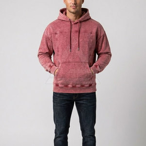 Sudaderas con capucha de diseño acid wash para hombre, tela cómoda, perfectas para ropa urbana, atuendos casuales y el estilo de vida diario. - Product Image 3