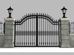 Portails d'entrée en fer forgé sur mesure avec une construction robuste, une sécurité supérieure, un savoir-faire de qualité supérieure et une durabilité accrue - Product Image 1
