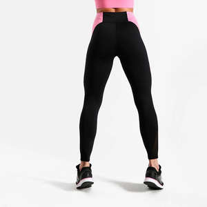 Leggings Rosa de Cintura Alta para Mujer, Verano, Spandex/Nylon, Elásticos en 4 Direcciones, Largos, para Gimnasio, Fitness, Ejercicio, Sexy - Product Image 4