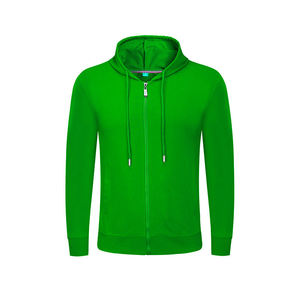 Mens Zipper Hoodies Cotton Fleece Full Zip <b>Sweatshirt</b> Adjustable Hood Soft Warm Casual Everyday Wear - Product Image 3