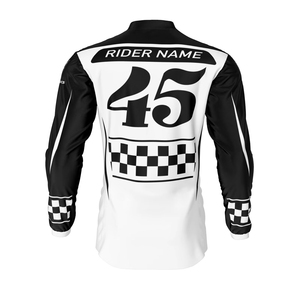 Jersey de Motocross Personalizado Sublimado de Manga Larga, Transpirable y de Secado Rápido - Product Image 2