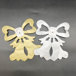 Élégante guirlande en papier de soie en forme de cloche 12 'de longueur Taiwan origine en gros pour la décoration d'arche de mariage - Product Image 4