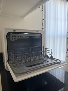 Lavavajillas de encimera portátil A-I-R-M-S-E-N de 5 litros con tanque de agua incorporado, color blanco, excelente - Product Image 3